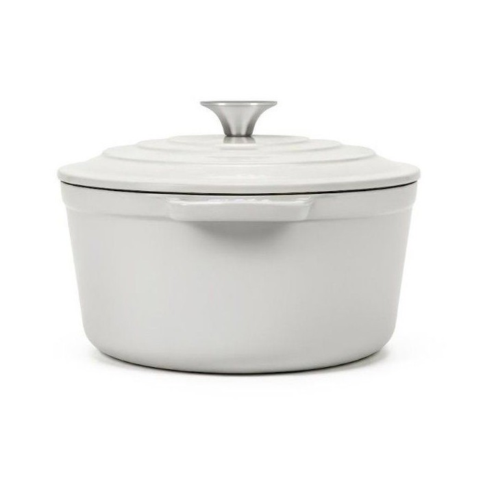 Cocotte en fonte émaillée - LA FONDERIE 1890 - IENA25 - Induction tous feux - Revetement émaillé - Cuisson homogene