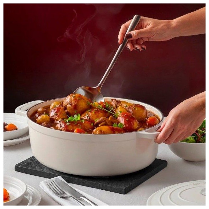 Cocotte en fonte émaillée - LA FONDERIE 1890 - IENA36 - Induction tous feux - Revetement émaillé - Cuisson homogene