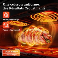 AirFryer - COSORI - DualBlaze Twinfry Pro Ceramic - 10 L - Noir - Conn