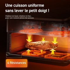 AirFryer - COSORI - DualBlaze Twinfry Pro Ceramic - 10 L - Blanc - Con