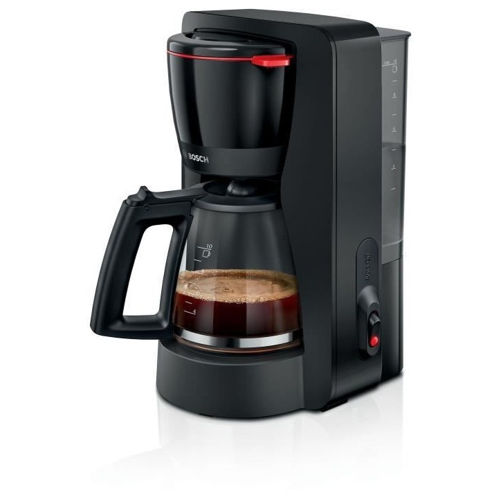 Cafetiere Filtre - BOSCH - TKA2M113 MyMoment - Noire - Capacité 1,25L - verseuse verre - systeme anti-gouttes Cafetiere Filtre - BOSCH - TKA2M113 MyMoment - Noire - Capacité 1,25L - verseuse verre - systeme anti-gouttes