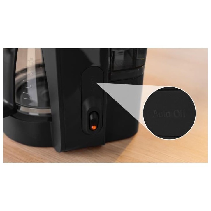 Cafetiere Filtre - BOSCH - TKA2M113 MyMoment - Noire - Capacité 1,25L - verseuse verre - systeme anti-gouttes Cafetiere Filtre - BOSCH - TKA2M113 MyMoment - Noire - Capacité 1,25L - verseuse verre - systeme anti-gouttes