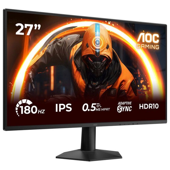 Écran PC Gamer - AOC - 27 - Full HD - 180 Hz - IPS - 0,5 ms - HDR10 Adaptive Sync