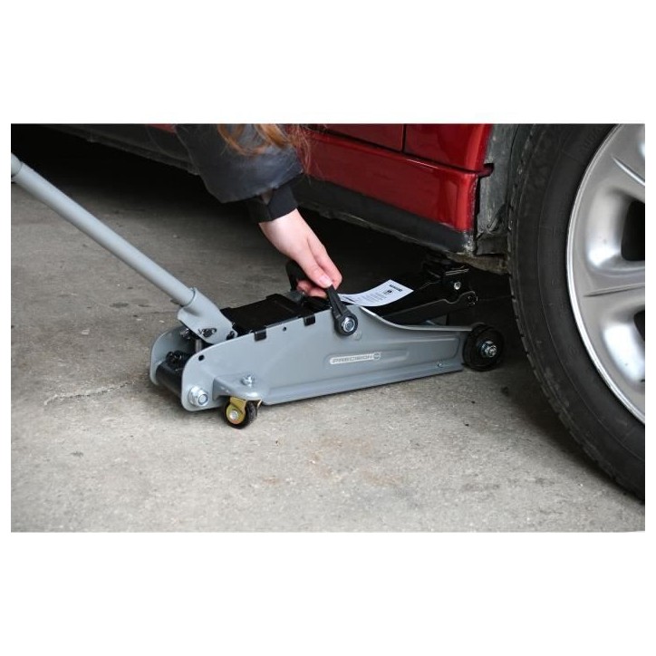 Cric hydraulique - PRECISION STEEL - Rouleur plat 1,8T Cric hydraulique - PRECISION STEEL - Rouleur plat 1,8T