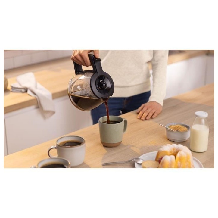 Cafetiere Filtre - BOSCH - TKA2M113 MyMoment - Noire - Capacité 1,25L - verseuse verre - systeme anti-gouttes Cafetiere Filtre - BOSCH - TKA2M113 MyMoment - Noire - Capacité 1,25L - verseuse verre - systeme anti-gouttes