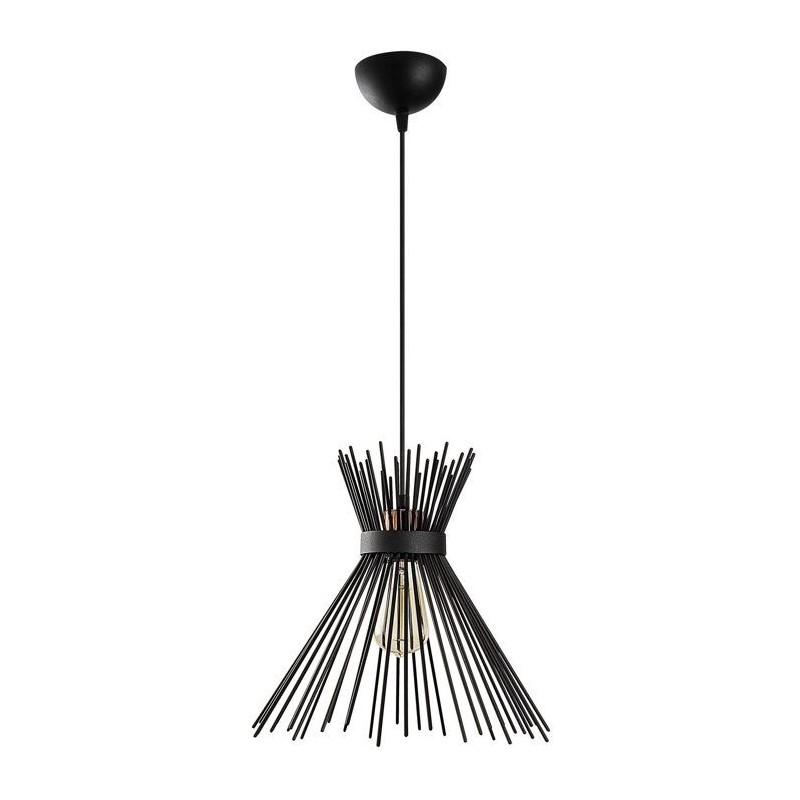 Suspension lustre D BY M.RED Black - Fer noir - Style moderne - Design
