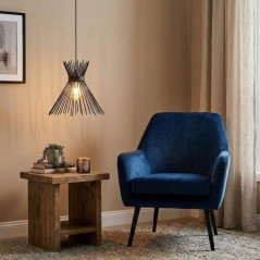 Suspension lustre D BY M.RED Black - Fer noir - Style moderne - Design raffiné
