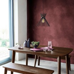 Suspension lustre D BY M.RED Black - Fer noir - Style moderne - Design