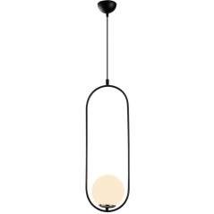 Suspension lustre D BY M.RED Black White - Bicolore - Moderne - Décor