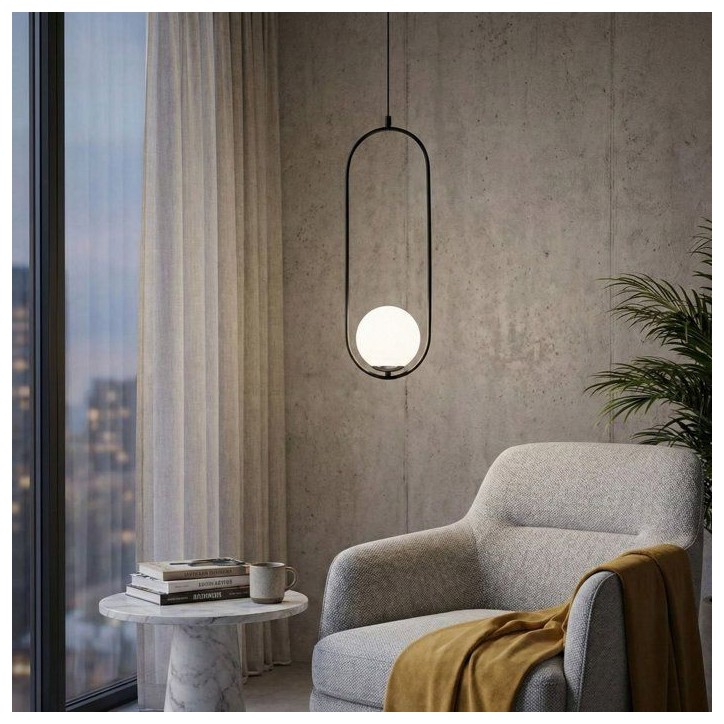 Suspension lustre D BY M.RED Black White - Bicolore - Moderne - Décoratif Suspension lustre D BY M.RED Black White - Bicolore - Moderne - Décoratif