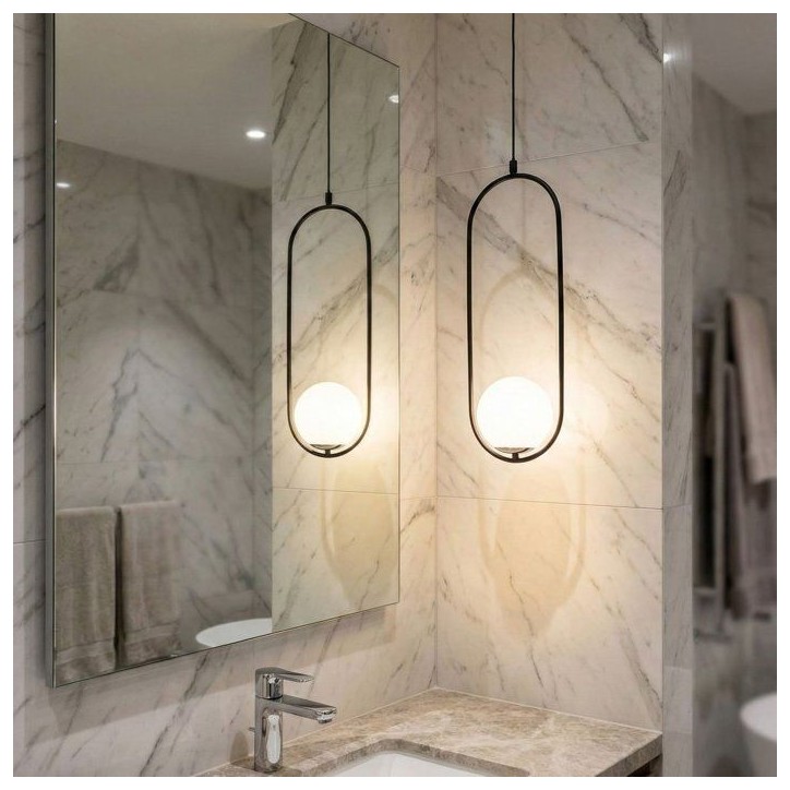 Suspension lustre D BY M.RED Black White - Bicolore - Moderne - Décoratif Suspension lustre D BY M.RED Black White - Bicolore - Moderne - Décoratif
