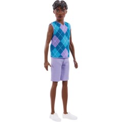 Poupée - BARBIE - Ken Fashionista JJN67 - Polo carreaux - Look tendan