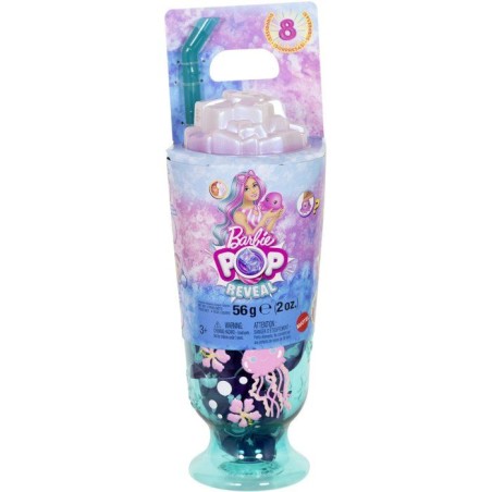 Poupée surprise - BARBIE - Pop Reveal Océan Méduse JKF62 - 8 surpri