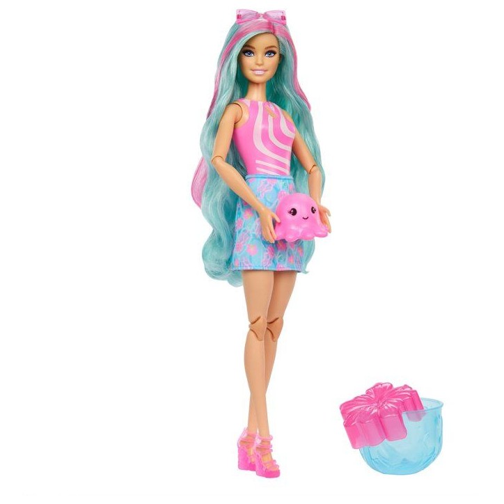 Poupée surprise - BARBIE - Pop Reveal Océan Méduse JKF62 - 8 surprises - Slime - Accessoires