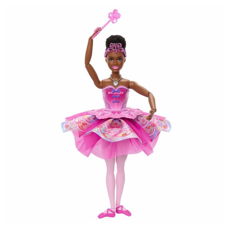 Poupée mannequin - Barbie - Dragée dans Casse-Noisette tutu transformable - Des 3 ans