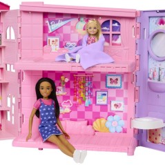 Playset - BARBIE - Maison a emporter JMD28 - 4 espaces - 10 accessoire