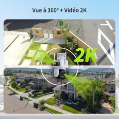 Caméra de surveillance - BEANS VIEW - D320 Dual 2K - Extérieur - WiF