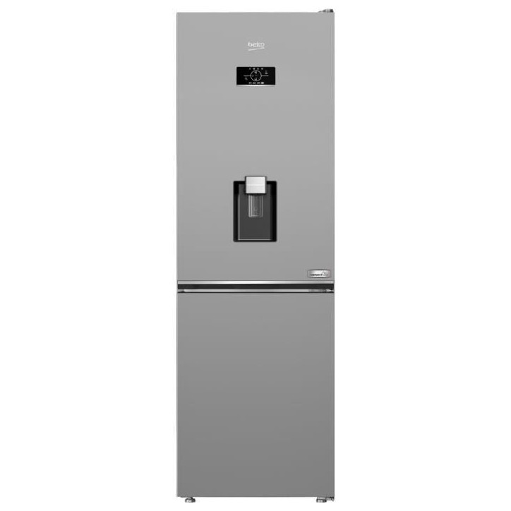 Réfrigérateur combiné congélateur en bas - BEKO - B3RCNE364HDS - Froid ventilé - Classe E - 316 L - 186,5 x 59,5 x 66,3 cm