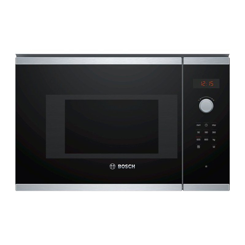 Micro-onde encastrable 38 cm - Bosch Serie 4 - BFL523MS0 - Inox - H 38
