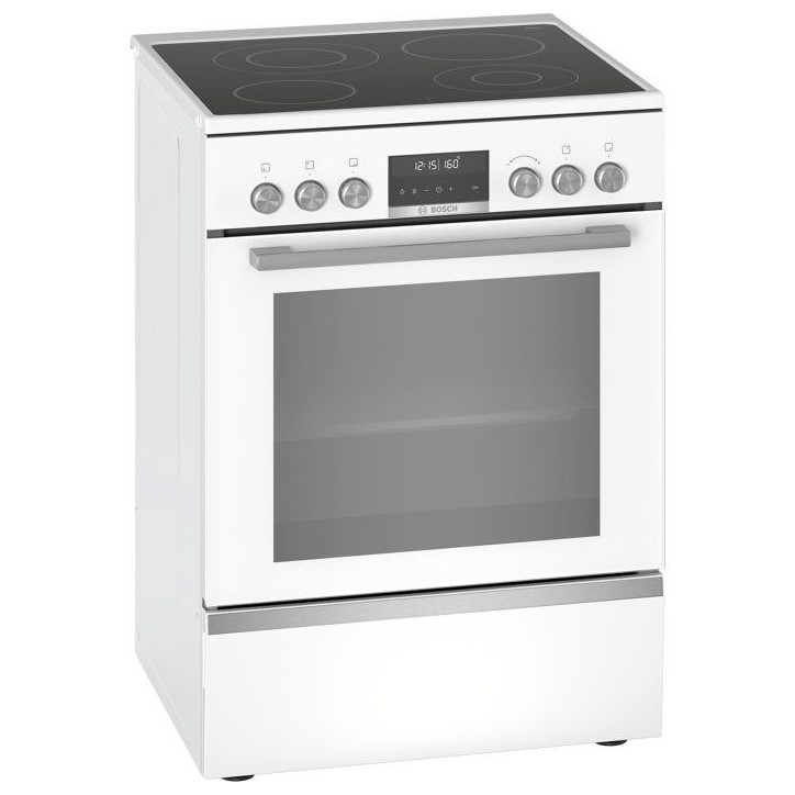 Cuisiniere électrique avec table vitrocéramique - Bosch Serie 6 - HKS79R220 - 4 feux et 1 four - 10150 W - H 85 x L 60 x P 60
