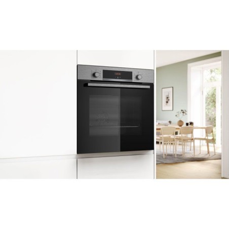 Four encastrable 60 cm - EcoClean - Bosch Serie 4 - HBA534BS3 - Classe energie A+ - H 59,5 x L 59,4 x P 54,8 cm
