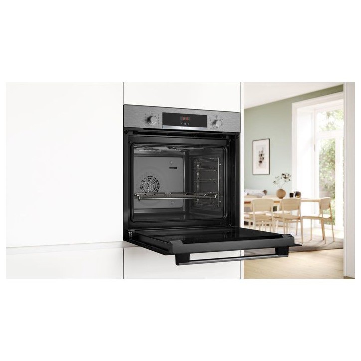 Four encastrable 60 cm - EcoClean - Bosch Serie 4 - HBA534BS3 - Classe energie A+ - H 59,5 x L 59,4 x P 54,8 cm
