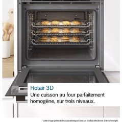 Four encastrable 60 cm - EcoClean - Bosch Serie 4 - HBA534BS3 - Classe
