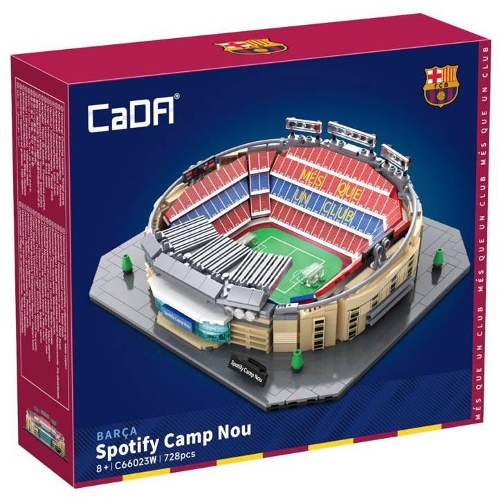 CADA Bâtiments - Jeu de construction - Stade Camp Nou FC Barcelone - 728 pieces - Des 8 ans CADA Bâtiments - Jeu de construction - Stade Camp Nou FC Barcelone - 728 pieces - Des 8 ans