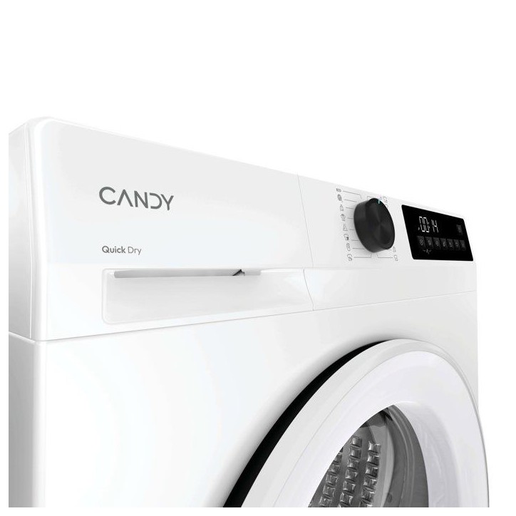 Seche-linge pompe a chaleur CANDY GDS 8N1-S Pro Dry 300 - 8 kg - 16 programmes - Blanc