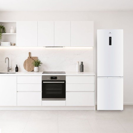 Réfrigérateur congélateur bas - CONTINENTAL EDISON - CEFC400NFWD - 402 L - Classe D - 60 x 68 x 186 cm - Blanc