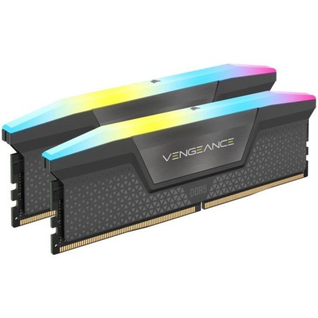 Mémoire PC - CORSAIR - CMH32GX5M2B6000Z38 - Vengeance RGB - 32 Go - 2 x 16 Go - DDR5 - 4800 MHz - 288-pin DIMM