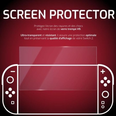 Protection d'écran - ONLAN - Nintendo Switch 2 - Verre trempé H9