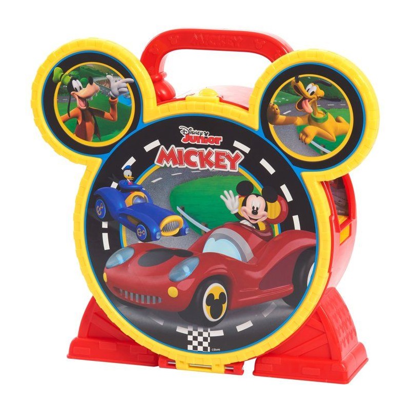 Garage transportable - DISNEY - Mickey Mouse Stow N' Go - 12 accessoir