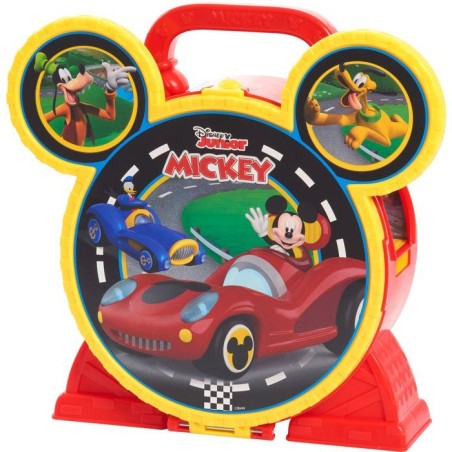 Garage transportable - DISNEY - Mickey Mouse Stow N' Go - 12 accessoir