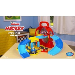 Garage transportable - DISNEY - Mickey Mouse Stow N' Go - 12 accessoir