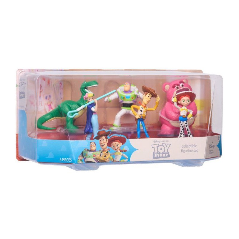Coffret figurines - DISNEY Pixar Toy Story - 6 figurines de 8 cm - Woo