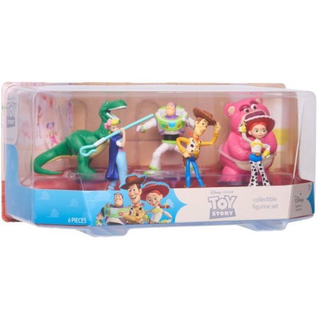 Coffret figurines - DISNEY Pixar Toy Story - 6 figurines de 8 cm - Woo