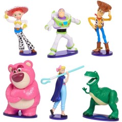 Coffret figurines - DISNEY Pixar Toy Story - 6 figurines de 8 cm - Woo