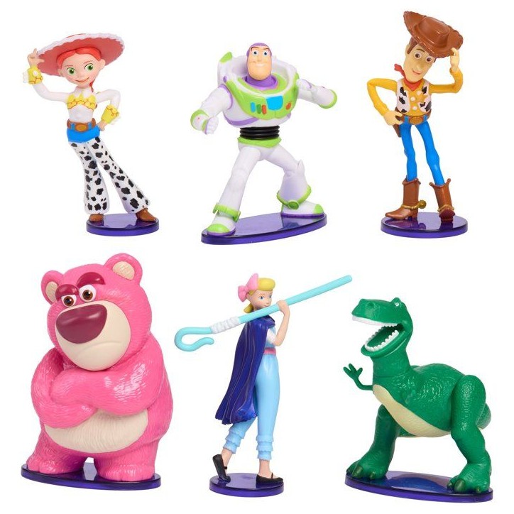 Coffret figurines - DISNEY Pixar Toy Story - 6 figurines de 8 cm - Woody et Buzz inclus Coffret figurines - DISNEY Pixar Toy Story - 6 figurines de 8 cm - Woody et Buzz inclus