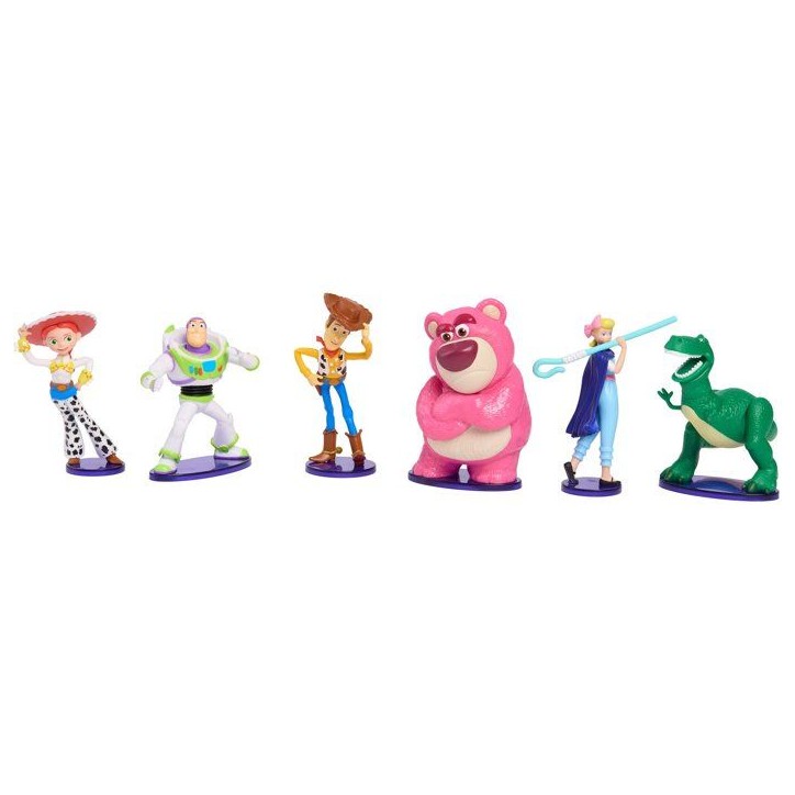 Coffret figurines - DISNEY Pixar Toy Story - 6 figurines de 8 cm - Woody et Buzz inclus Coffret figurines - DISNEY Pixar Toy Story - 6 figurines de 8 cm - Woody et Buzz inclus