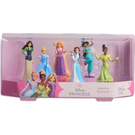 Coffret figurines - DISNEY Princess - 6 figurines de 8 cm - Princesses