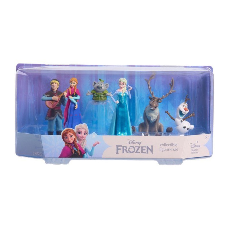 Coffret figurines - DISNEY FROZEN - La Reine des Neiges - 6 figurines