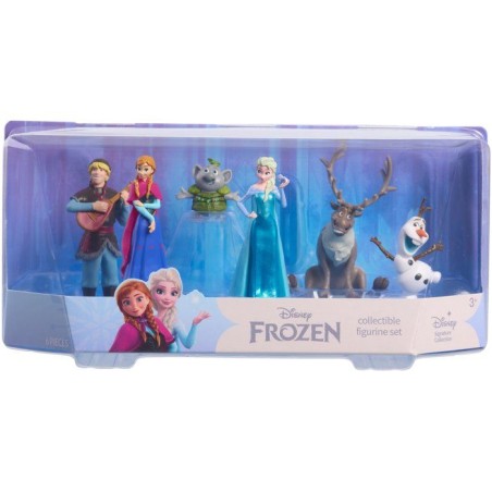 Coffret figurines - DISNEY FROZEN - La Reine des Neiges - 6 figurines