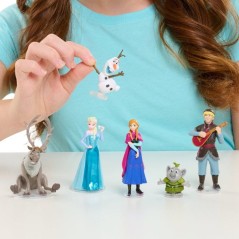 Coffret figurines - DISNEY FROZEN - La Reine des Neiges - 6 figurines de 8 cm - Collection