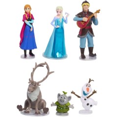 Coffret figurines - DISNEY FROZEN - La Reine des Neiges - 6 figurines