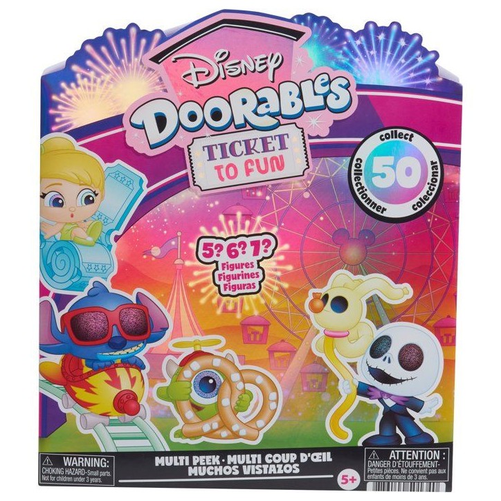 Figurines a collectionner - DISNEY Doorables - Multi Peek Ticket to Fun S16 - 5 a 7 figurines surprises - Des 5 ans Figurines a collectionner - DISNEY Doorables - Multi Peek Ticket to Fun S16 - 5 a 7 figurines surprises - Des 5 ans