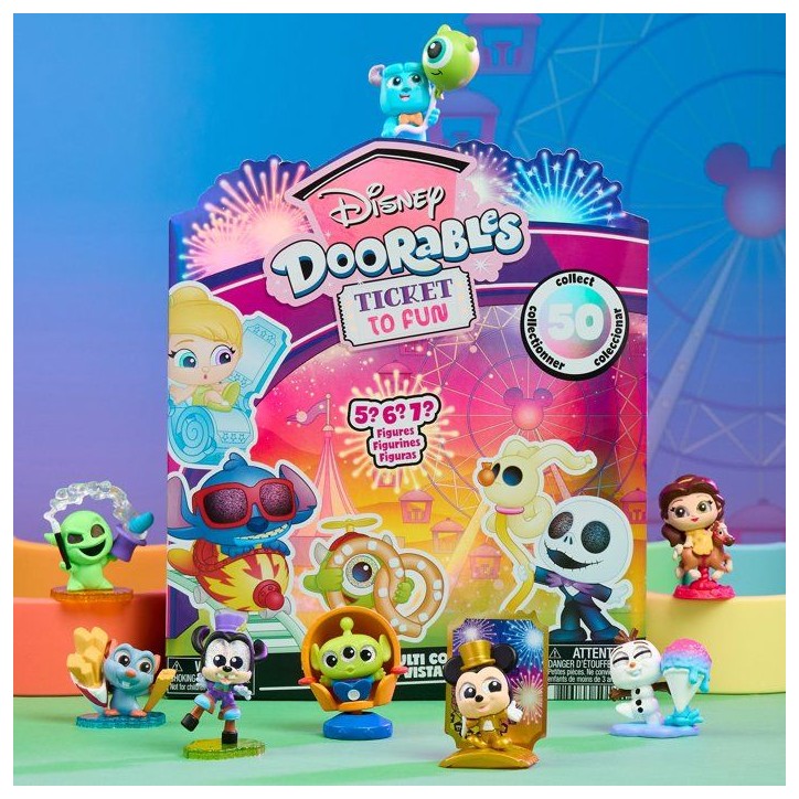 Figurines a collectionner - DISNEY Doorables - Multi Peek Ticket to Fun S16 - 5 a 7 figurines surprises - Des 5 ans Figurines a collectionner - DISNEY Doorables - Multi Peek Ticket to Fun S16 - 5 a 7 figurines surprises - Des 5 ans