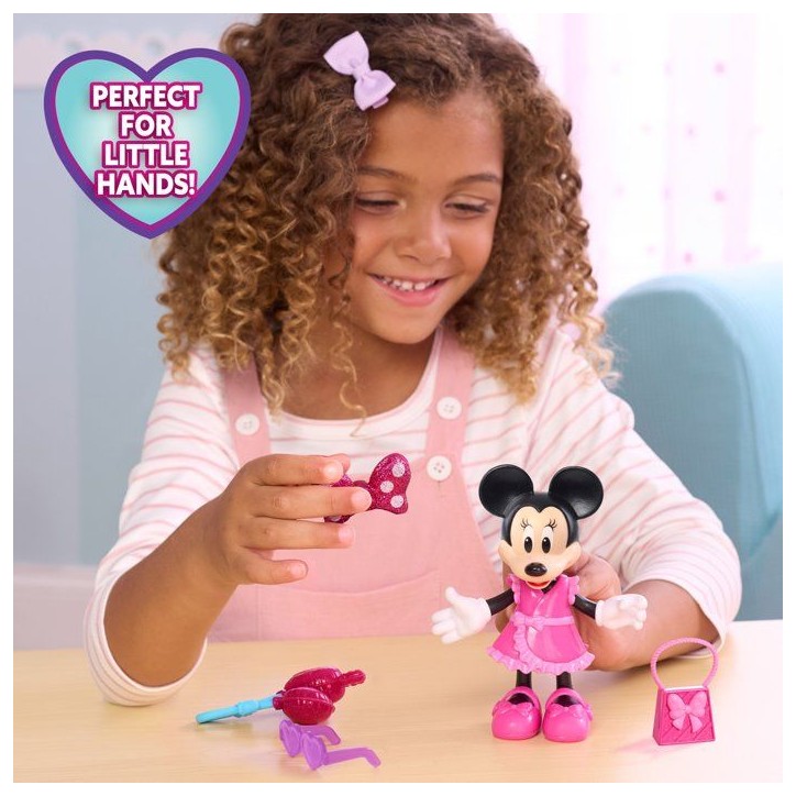 Poupée mannequin - DISNEY - Minnie Mouse Fabulous Fashion Doll - 15 cm - 11 accessoires Poupée mannequin - DISNEY - Minnie Mouse Fabulous Fashion Doll - 15 cm - 11 accessoires
