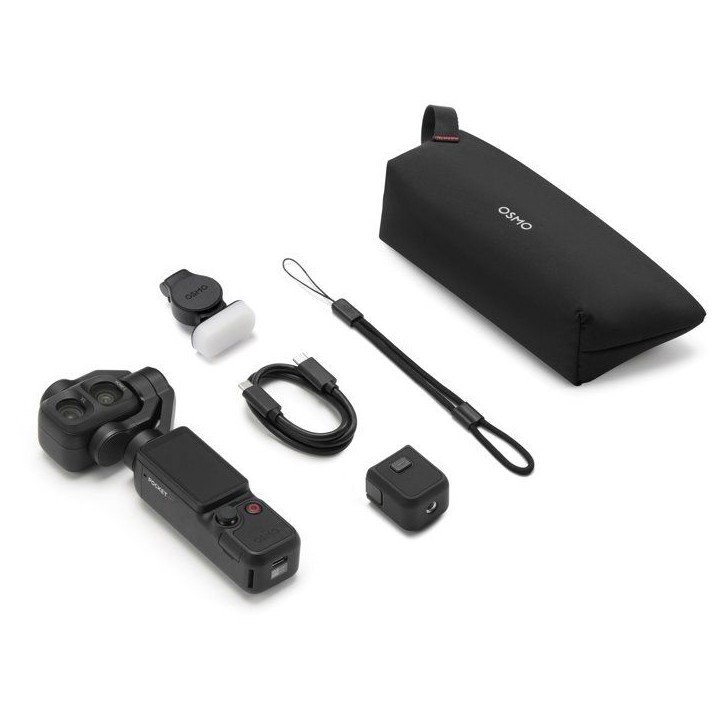 Caméra embarquée - DJI - Osmo Pocket 4P Standard Combo - Stabilisation 3 axes - Compacte - Vidéo mobile Caméra embarquée - DJI - Osmo Pocket 4P Standard Combo - Stabilisation 3 axes - Compacte - Vidéo mobile
