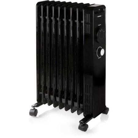 Radiateur a bain d'huile - 2000 W - DOMO - DO7327R - 42,5 x 28 x 64 cm